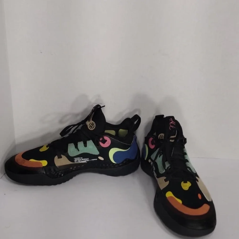 James Harden  for men  Colorful Sneakers size 11 pre owned Exellent condition